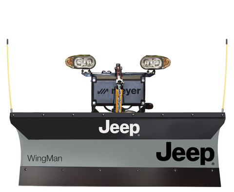 Meyer WingMan 6'8" Commercial-Grade Hydraulic Receiver Hitch Plow, Jeep Edition (78320)
