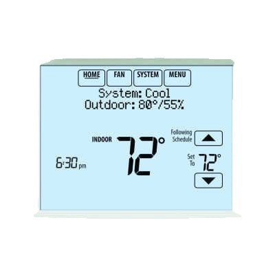 AO Smith TH8320R1003 VisionPRO 8000 with RedLINK technology for idential or commercial use. Stages up to 3 Heat / 2 Cool