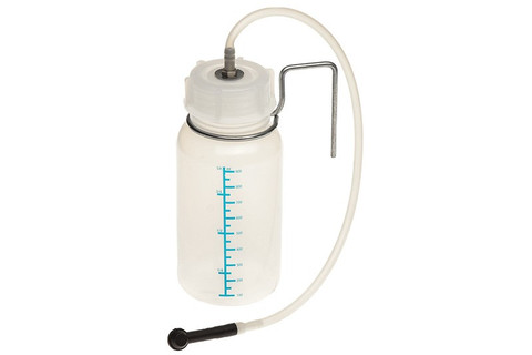 Mahle FluidPRO 1L Waste Fluid Collection Bottle w/ Bleeder Connection (026 80734 00)