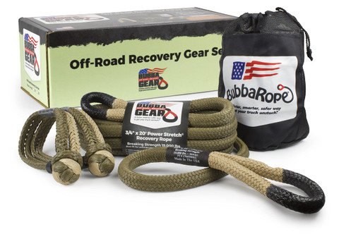 Bubba Rope 20ft Off-Road Jeep Recovery Gear Set (176855BKG)