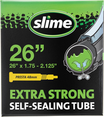 Slime Extra Strong Self-Sealing Bicycle Tube 26" x 1.75-2.125" Presta (30084)