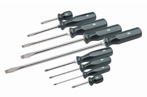 SK Tools 9 Piece Suregrip Combination Screwdriver Set (86006)