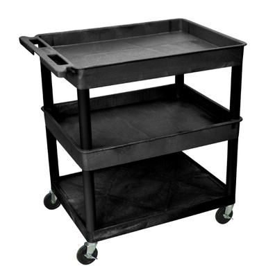 Luxor Workspaces Tub Cart, Black (TC112-B)