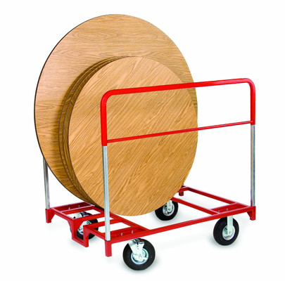 Raymond Products Xl Round Table Mover, 8"X2.8" Caster, 1000Lbs, 48"Lx36"W (3751)