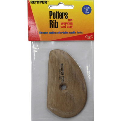 Kemper Tools For Clay & Pottery- Potter'S Rib - Rb4 (RB4)