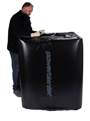 Powerblanket Industrial 450 Gal Insulated Ibc Heater, D-15 Vinyl, Black (TH450)