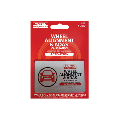 Autel USA Msultra ADAS Wheel Alignment Upgrade Card (ADASWAUPGRADE)