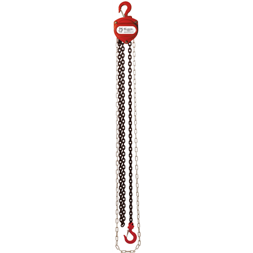 American Gage 407-15 American Power Pull .75 ton chain block w/15' lift