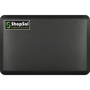 Shopsol Anti-Fatigue Supreme Dual Mat, 3"X2", Black (1010667)