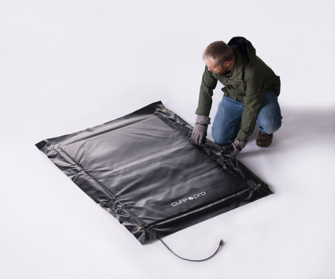 Powerblanket Cure Pro 3' X 4' Heated Concrete Curing Blanket (CONCRETE-0304)