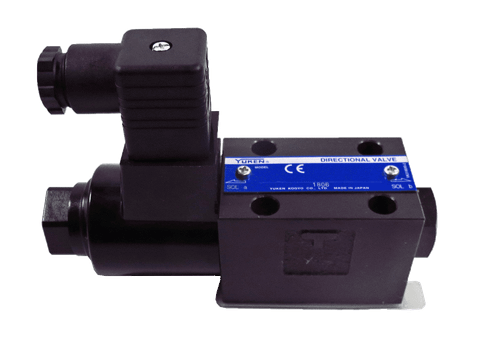 Yuken Left Mounting Solenoid Operated Directional Valve (DSG-01-2B3-D12-N-7090-L)
