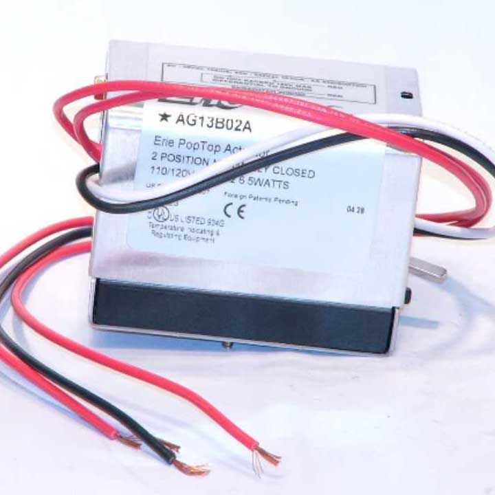 Erie AG13B02A Actuator 120V Norm Closed Switch Spring Return Powerhead