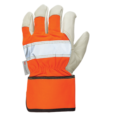 Tough Duck Men's 3M™ Thinsulate™ Lined Full Grain Hi-Vis Fitters Glove (G79416)