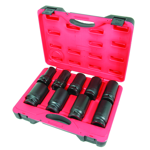 American Forge 55900 9PC 1IN DR Metric Deep Impact Socket Set
