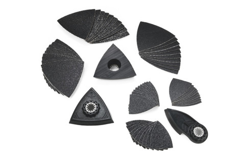 Fein 63-Piece StarLock Sanding Kit for Corners and Edges Unperforated (35222967280)
