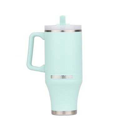 Mammoth Ascent Seafoam 40 oz Tumbler with handle