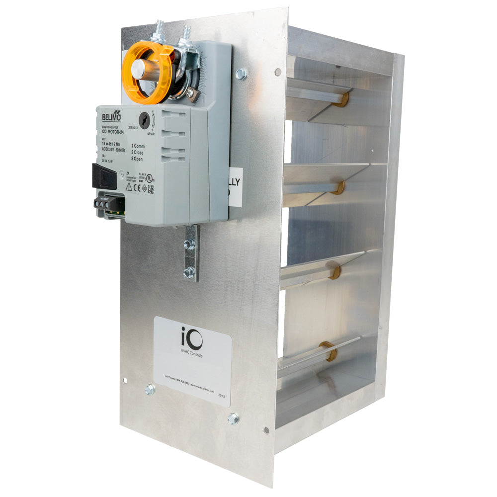 IO HVAC Controls MD-1412-BM Damper 3 Wire PO/PC 14x12