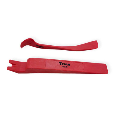 Titan Tools Wedge & Pry Hook Set Car Door Panel Removal Tool 2Pc (11568)