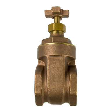 Opens dialog Midland Industries 940140X - Gate Valve, 4" Nominal, FIPT, 200 psi WOG Pressure, 32 to 320° F, Brass