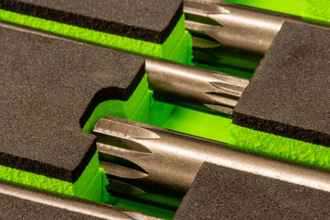 VIM Tools 13 Pc. 4'' OAL XZN Triple Square Driver Set - S2 Steel (XZNS400A)