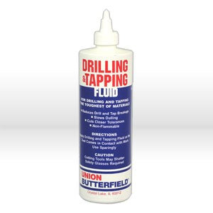 Precision Twist Drill 1910502Tapping Fluids,16oz,Liquid,Amber