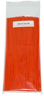 Polyvance Polyethylene Rod (Ldpe), 1/8" Diameter, 1 Lb., Orange (R04-01-04-OR)