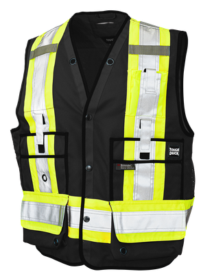 Tough Duck Men's Poly Twill Surveyor Safety Vest (S31311, S31321, S31331)