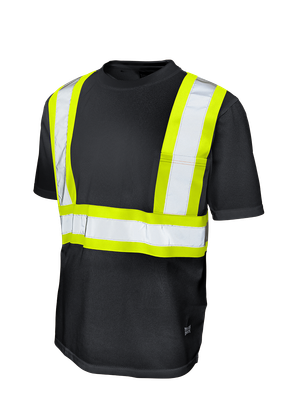 Tough Duck Men's Micro Mesh Short Sleeve Safety T-Shirt with Pocket (S39211, S39221, S39231)