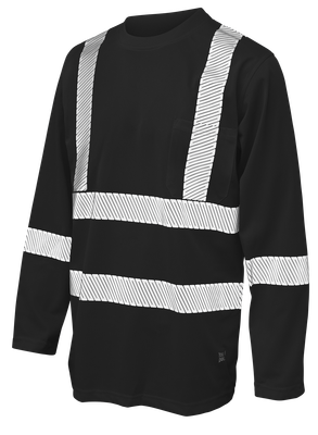 Tough Duck Men's Micro Mesh Long Sleeve Safety T-Shirt (ST081)