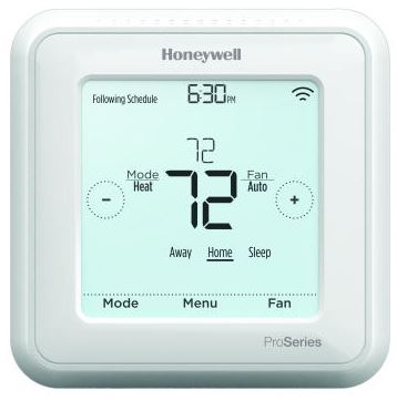 Honeywell Home TH6320ZW2003 Z-Wave T6 Pro Programmable Thermostat, 3H/2C Heat Pump, 2H/2C Conventional, replacement for TH8320ZW1000
