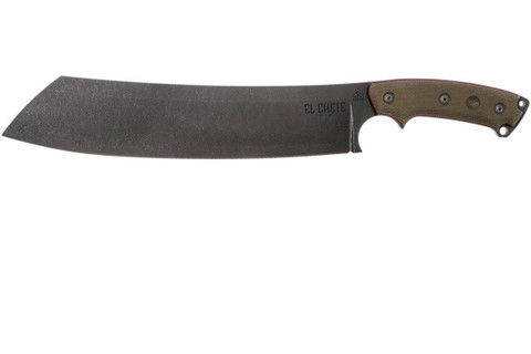 TOPS Knives El Chete Machete, Sheath With Steel Clip (ELCH-01)