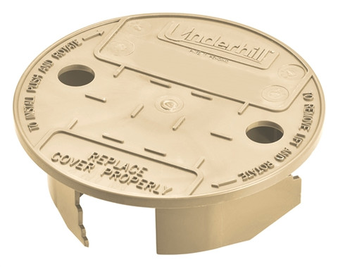 Underhill 6" Tan Versalid Valve Box Universal Lid (VL-6T)