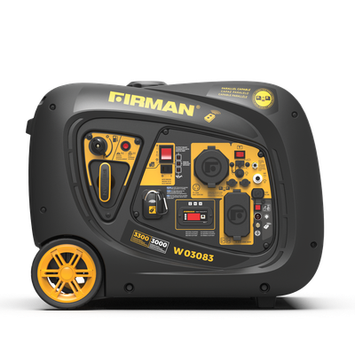 Firman Gas Inverter Portable Generator 3300/3000W Remote Start 50 ST CAN (W03083)