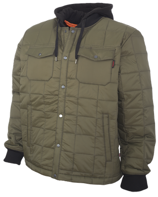 Tough Duck Men's Hooded Freezer Jacket with PrimaLoft Insulation (WJ381, WJ382)