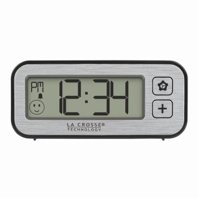 Compact Digital Clock With Humidity, Temperature & Magnetic Mount