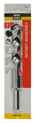 Extra Length Masonry Drill Bit 1 X 6-inch With 1/2-inch Shank