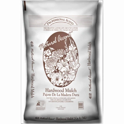 Natural Accents Premium Hardwood Mulch - 2 Cubic Feet