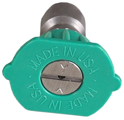 Green High-pressure Spray Nozzle – 25° Angle With 3.0mm Orifice