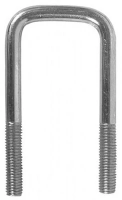 Trailer Axle U-bolt Kit For 7/16-inch Diameter Rods, Includes 2 U-bolts & 4 Nuts