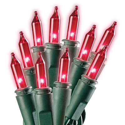 Christmas 100-light Set, Mini, Red