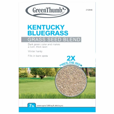 Premium Kentucky Bluegrass Seed Mix - 7 Lbs For 3,500 Sq. Ft. Coverage