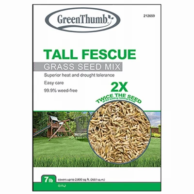 Premium Tall Fescue Grass Seed Mix – 7 Lbs, Covers 1,750 Sq. Ft.