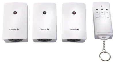 3-outlet Indoor Wireless Remote Timer For Home Control