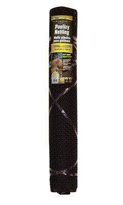 Poultry Netting, Green Plastic, 2 X 25-ft.