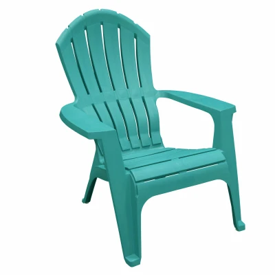 Realcomfort Ergonomic Teal Adirondack Chair With Durable Resin Build