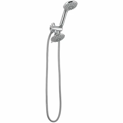 Homepointe Chrome Plated Fixed & Handheld Shower Head With 5 Spray Modes