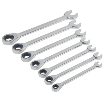 Metric 10-piece Ratcheting Wrench Set With 72-tooth Precision