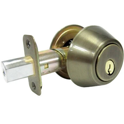Double-cylinder Deadbolt, Antique Brass