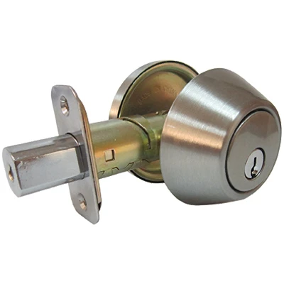 Single-cylinder Deadbolt, Satin Nickel