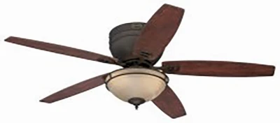 Carolina 52" Bronze Indoor Ceiling Fan With Led Light